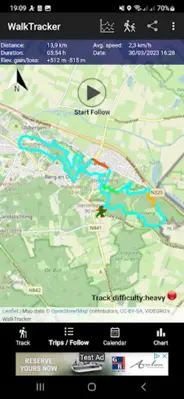WalkTracker Hiking Trails android App screenshot 10